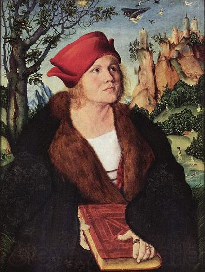 Lucas Cranach the Elder Portrat des Dr. Johannes Cuspinian Spain oil painting art